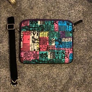Laptop case with strap